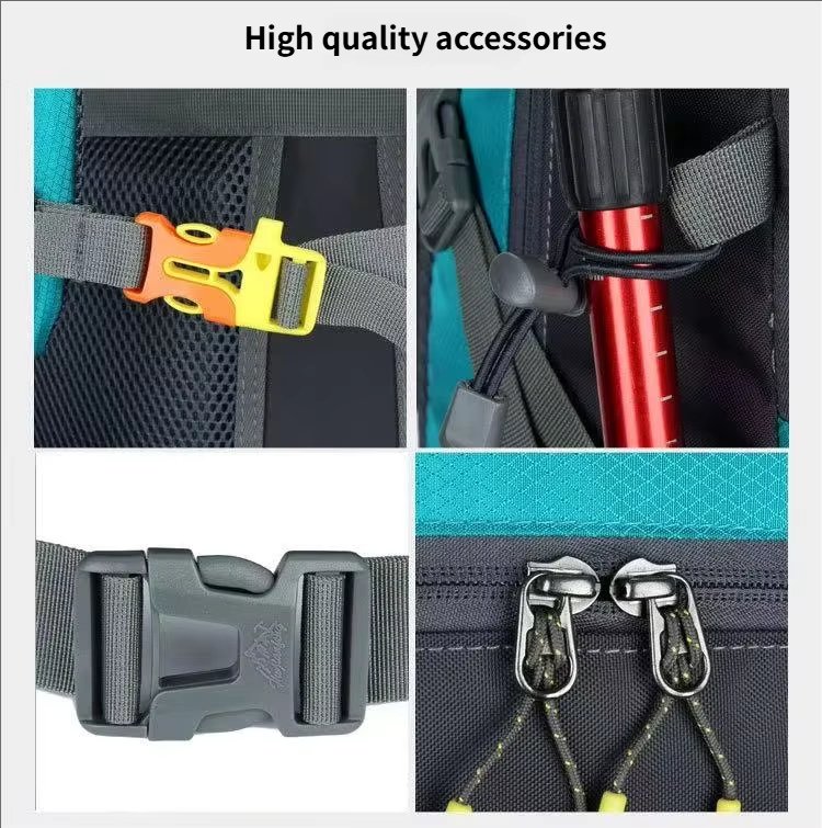 Anti-Theft 40L Nylon Climbing Trekking Backpack detail image