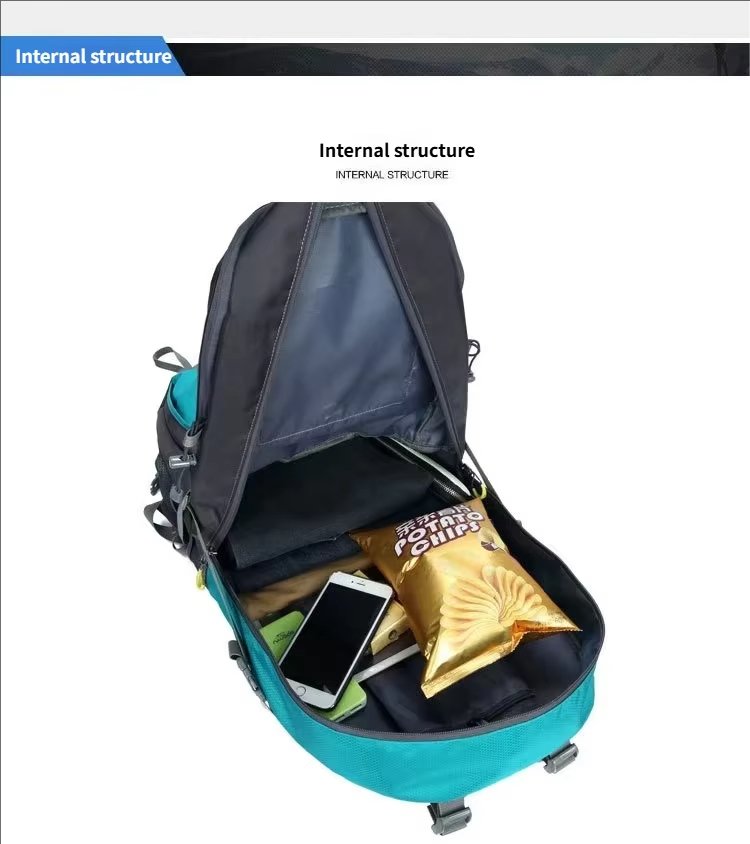 Anti-Theft 40L Nylon Climbing Trekking Backpack detail image