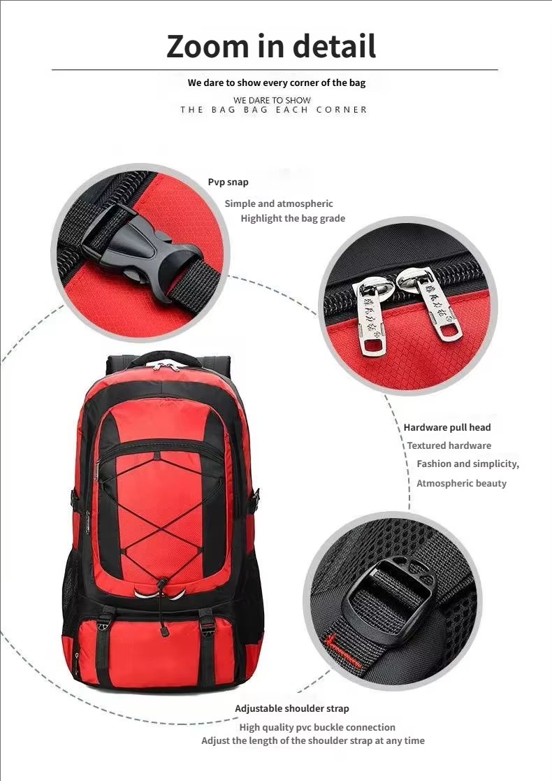Waterproof Oxford Climbing Trekking Backpack detail image