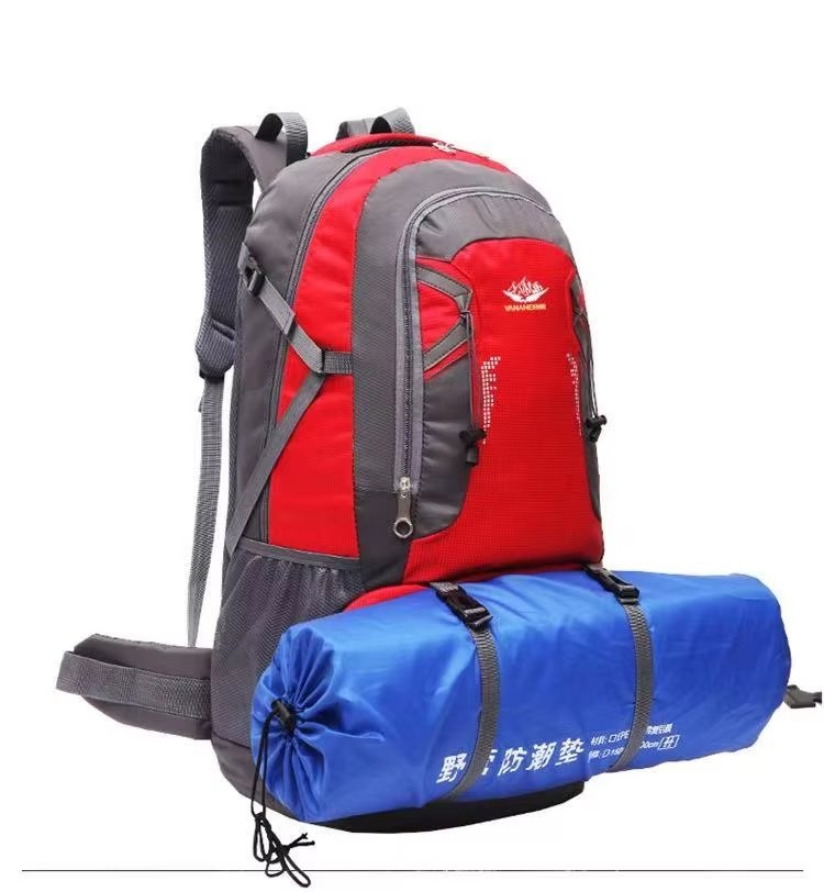 Anti-Theft 60L Polyester Camping Trekking Backpack detail image