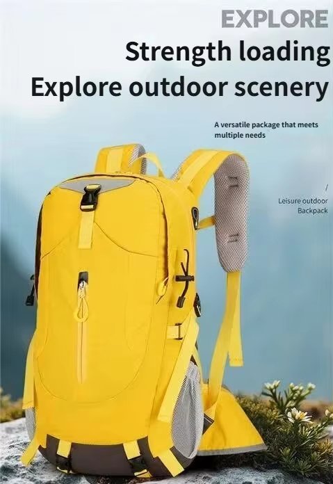 Softback Anti-Theft Nylon Trekking Backpack detail image