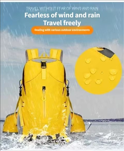 Softback Anti-Theft Nylon Trekking Backpack detail image