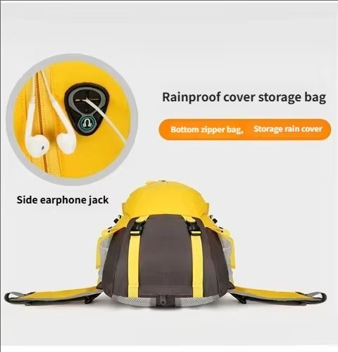 Softback Anti-Theft Nylon Trekking Backpack detail image