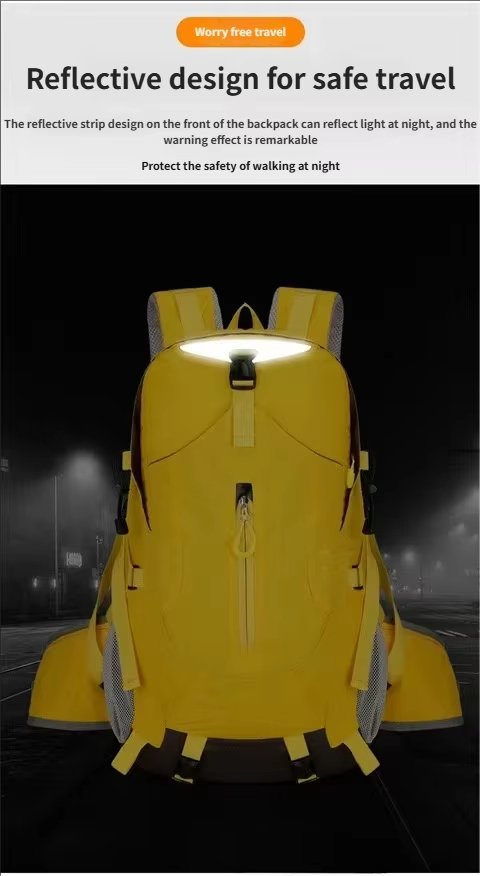 Softback Anti-Theft Nylon Trekking Backpack detail image