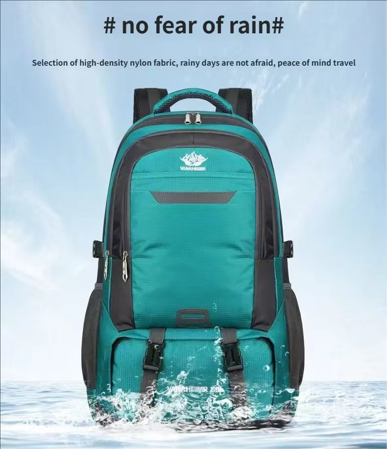 Anti-Theft Camping Nylon Trekking Backpack detail image