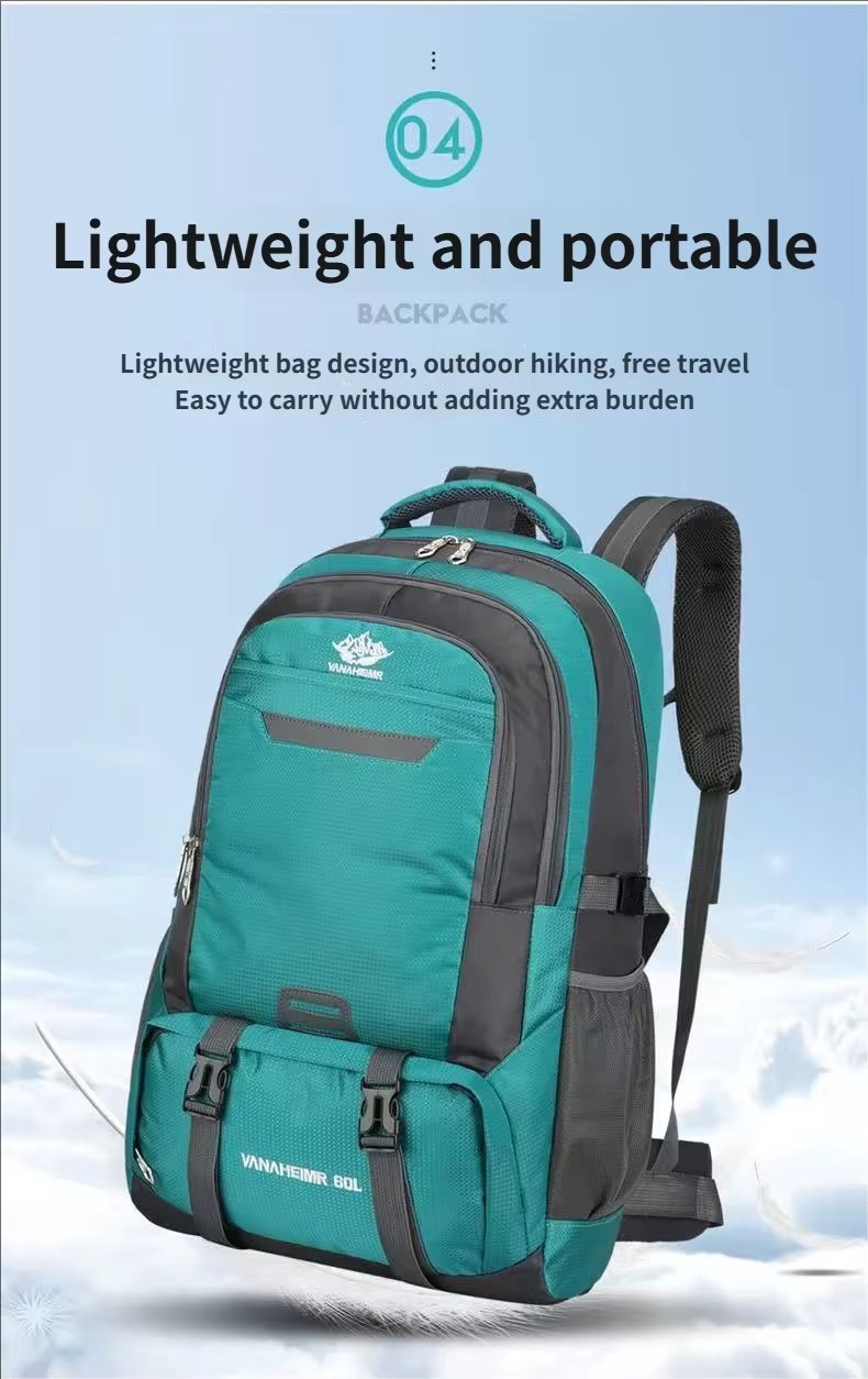 Anti-Theft Camping Nylon Trekking Backpack detail image