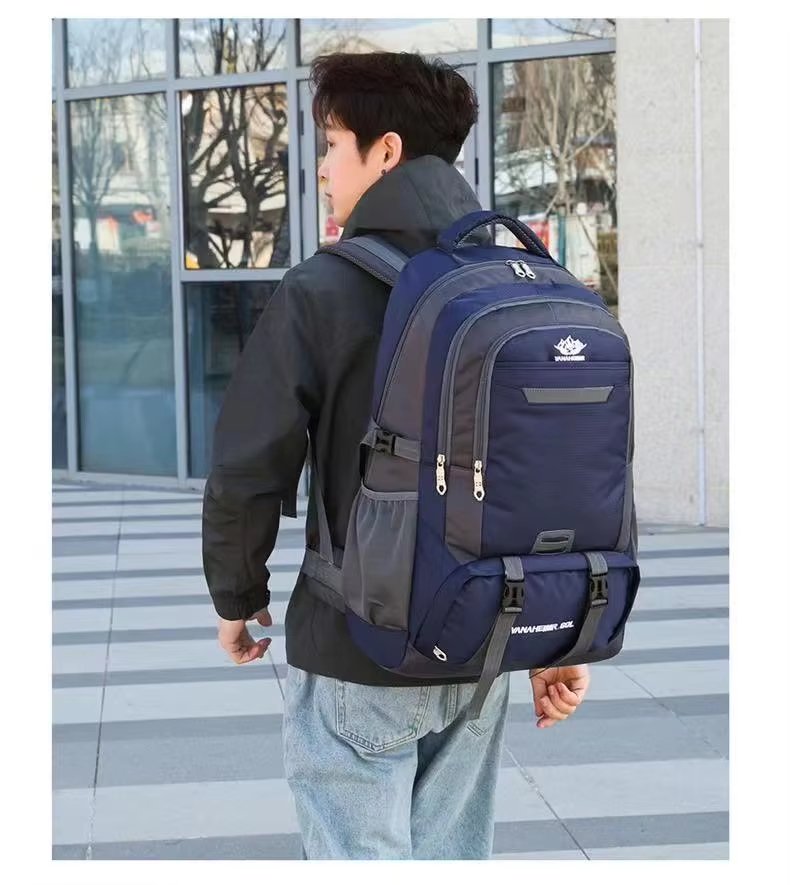 Anti-Theft Camping Nylon Trekking Backpack detail image