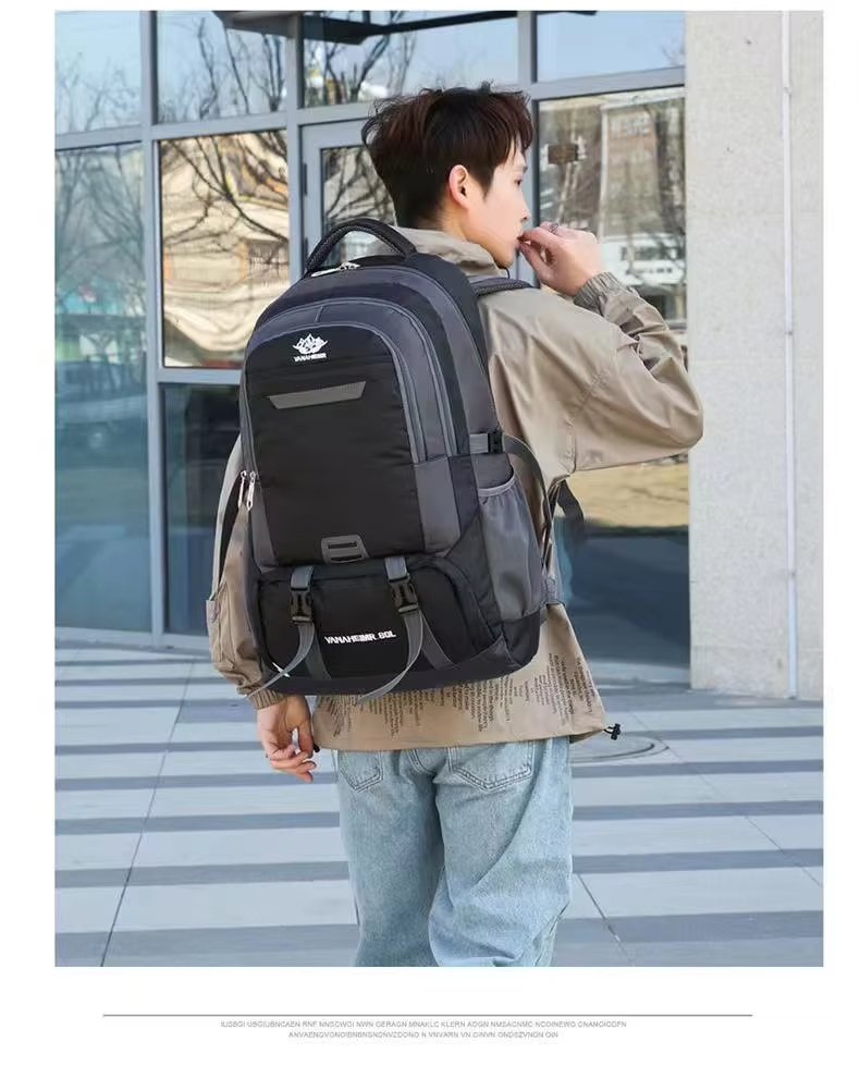 Anti-Theft Camping Nylon Trekking Backpack detail image