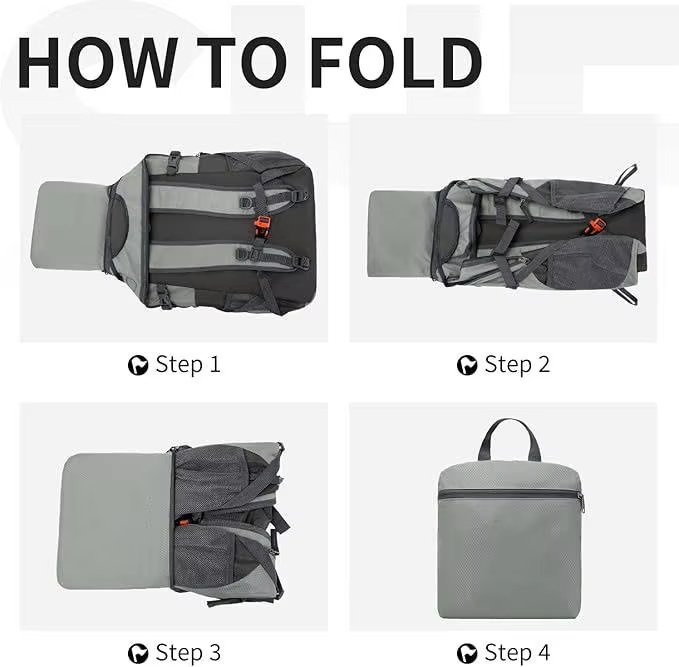 Waterproof 40L Nylon Camping Trekking Backpack detail image