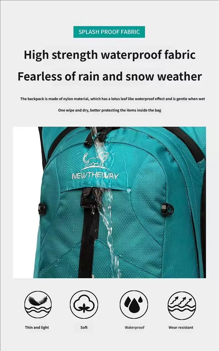 Anti-Theft Nylon Cycling Trekking Backpack detail image