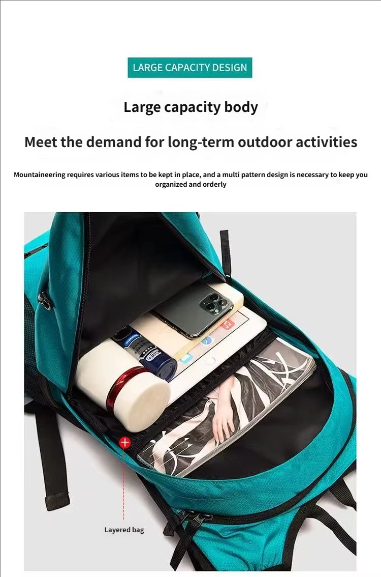 Anti-Theft Nylon Cycling Trekking Backpack detail image