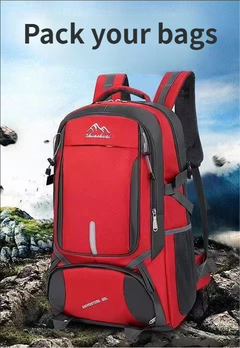 Anti-Theft 60L Oxford Travel Trekking Backpack detail image