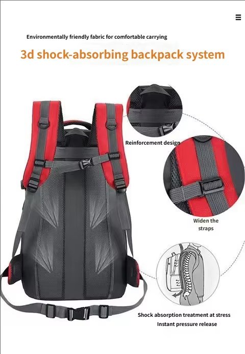 Anti-Theft 60L Oxford Travel Trekking Backpack detail image
