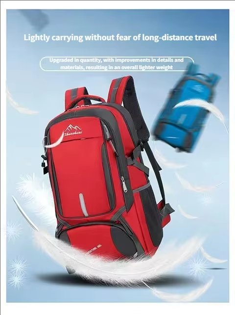 Anti-Theft 60L Oxford Travel Trekking Backpack detail image