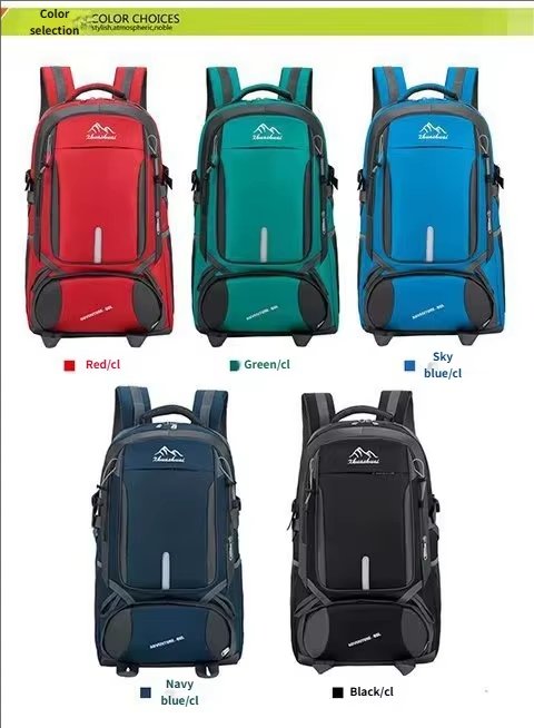 Anti-Theft 60L Oxford Travel Trekking Backpack detail image