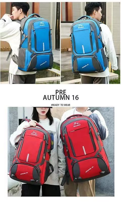 Anti-Theft 60L Oxford Travel Trekking Backpack detail image
