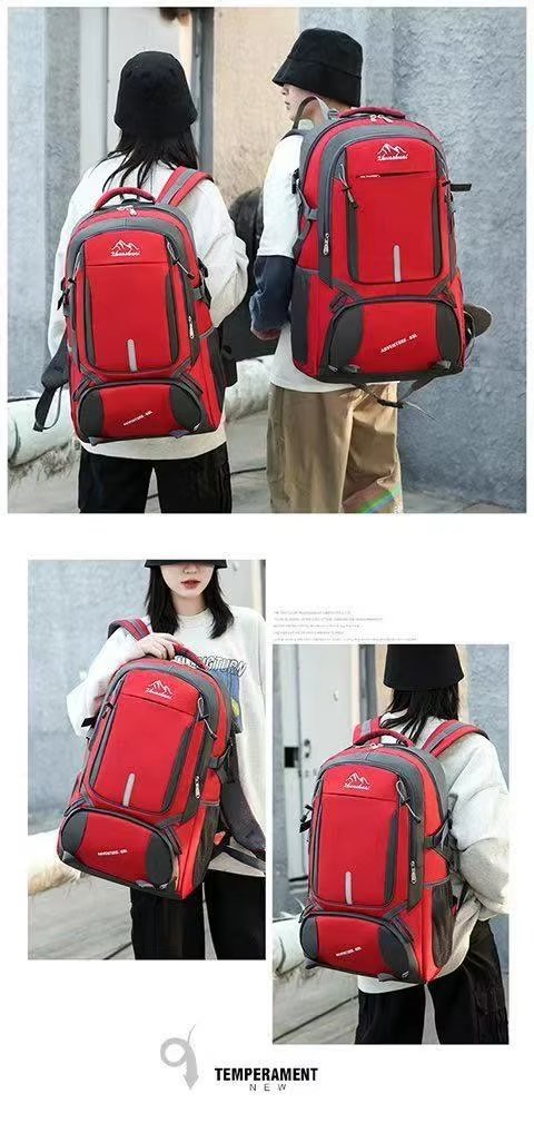 Anti-Theft 60L Oxford Travel Trekking Backpack detail image