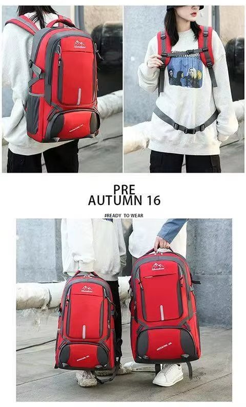 Anti-Theft 60L Oxford Travel Trekking Backpack detail image