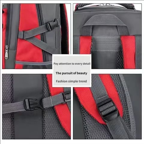 Anti-Theft 60L Oxford Travel Trekking Backpack detail image