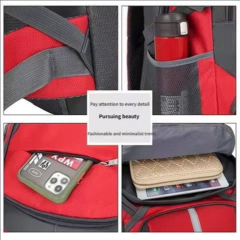 Anti-Theft 60L Oxford Travel Trekking Backpack detail image