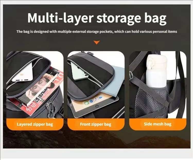 Anti-Theft Climbing Trekking Backpack detail image