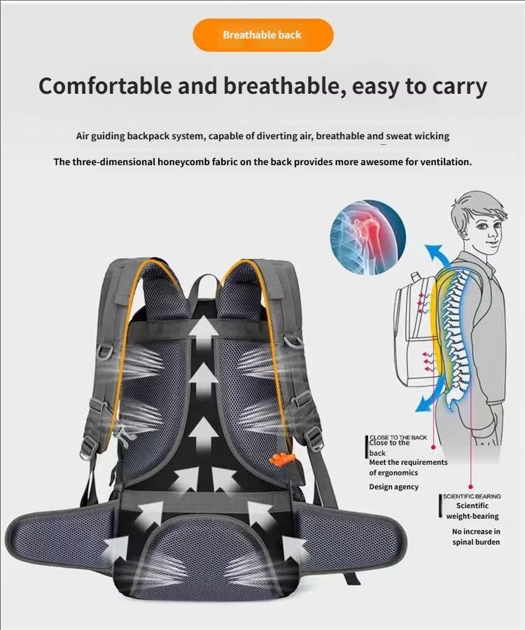 Anti-Theft Climbing Trekking Backpack detail image