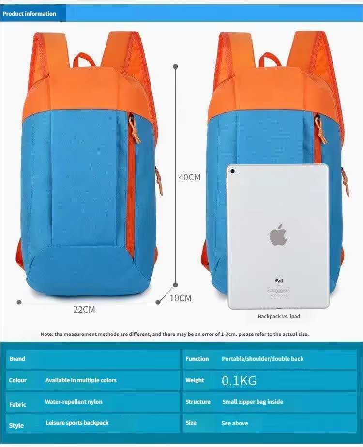 Waterproof Cycling Nylon Trekking Backpack detail image