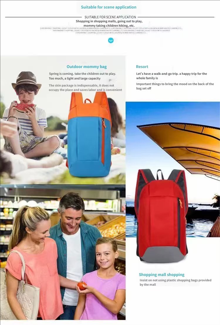 Waterproof Cycling Nylon Trekking Backpack detail image