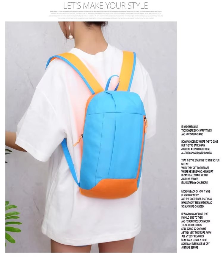 Waterproof Cycling Nylon Trekking Backpack detail image