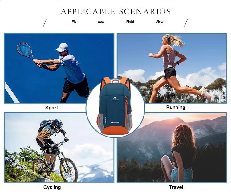 Anti-Theft 10L Oxford Cycling Trekking Backpack detail image