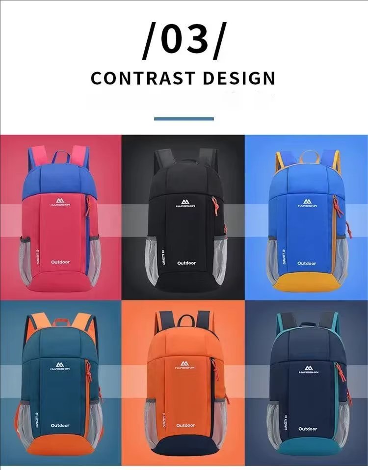 Anti-Theft 10L Oxford Cycling Trekking Backpack detail image