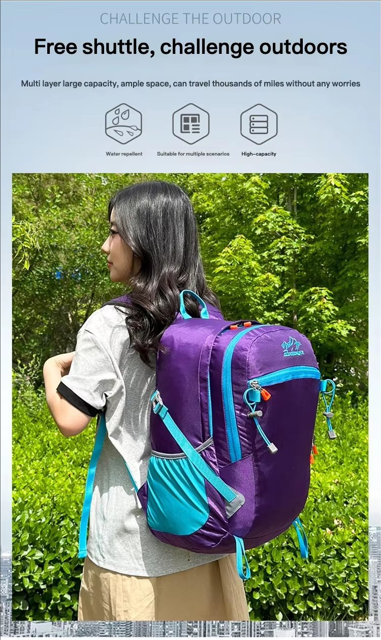 Anti-Theft Nylon Climbing Trekking Backpack detail image