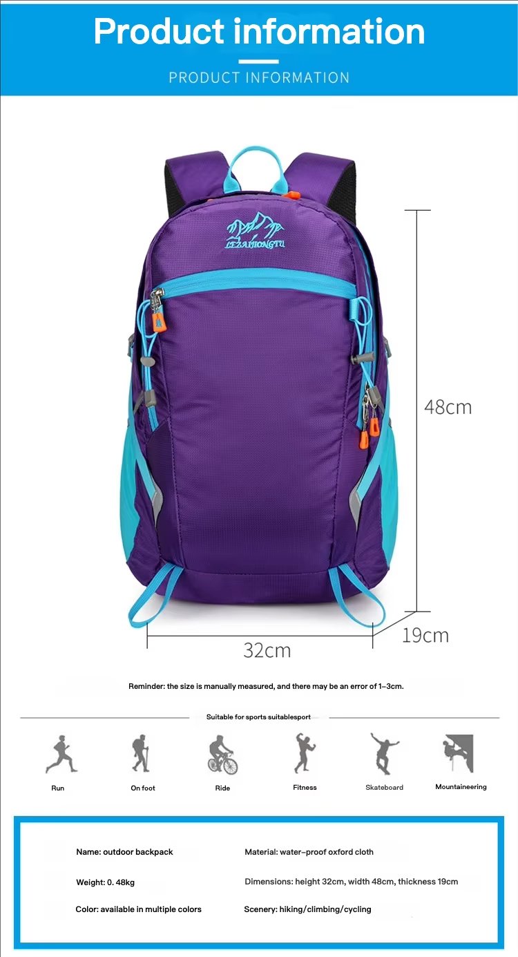 Anti-Theft Nylon Climbing Trekking Backpack detail image