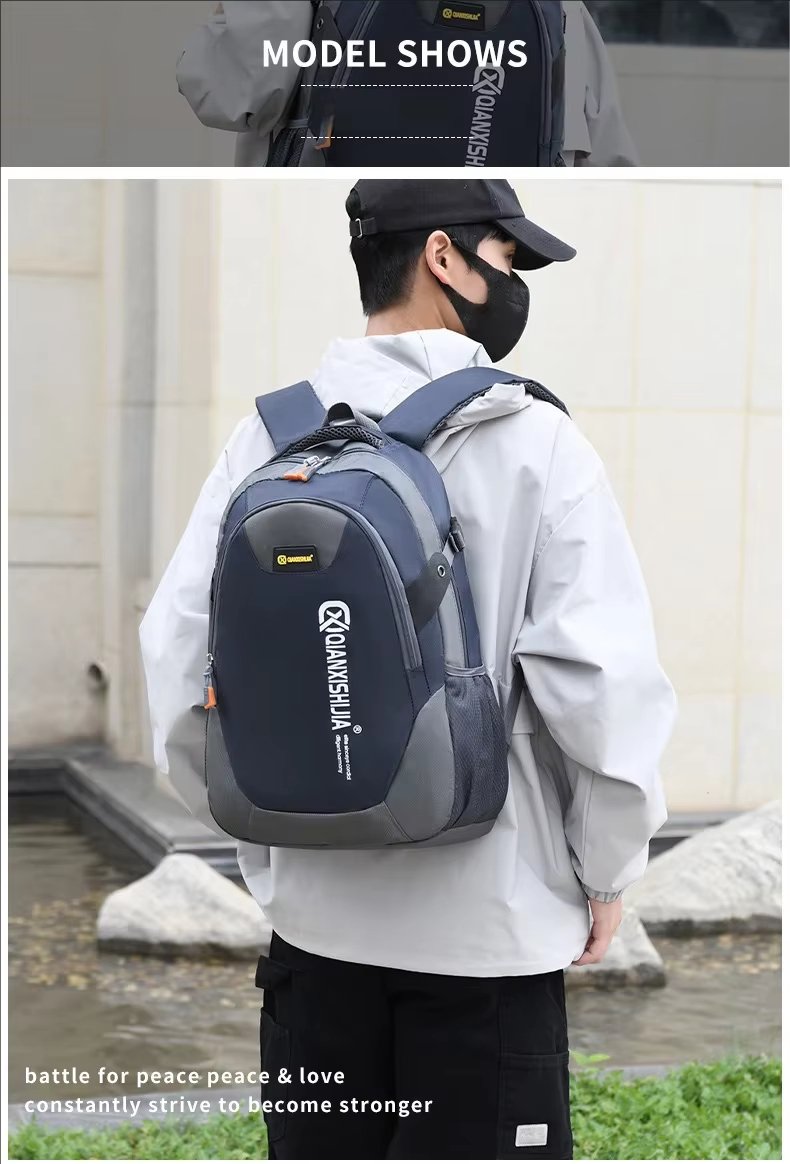 Anti-Theft Oxford Travel Trekking Backpack detail image