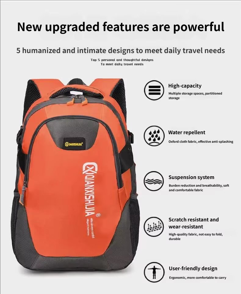 Anti-Theft Oxford Travel Trekking Backpack detail image