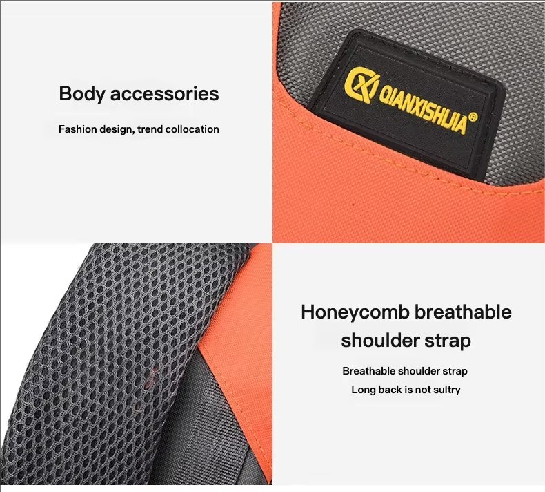 Anti-Theft Oxford Travel Trekking Backpack detail image