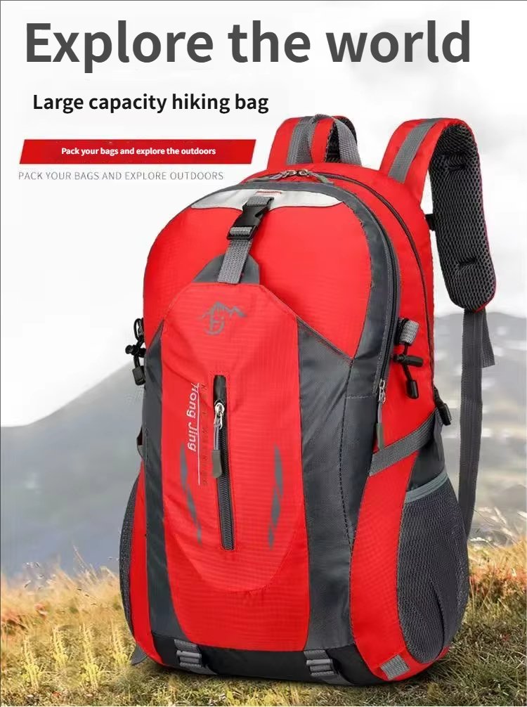 Anti-Theft Nylon Softback Trekking Backpack detail image