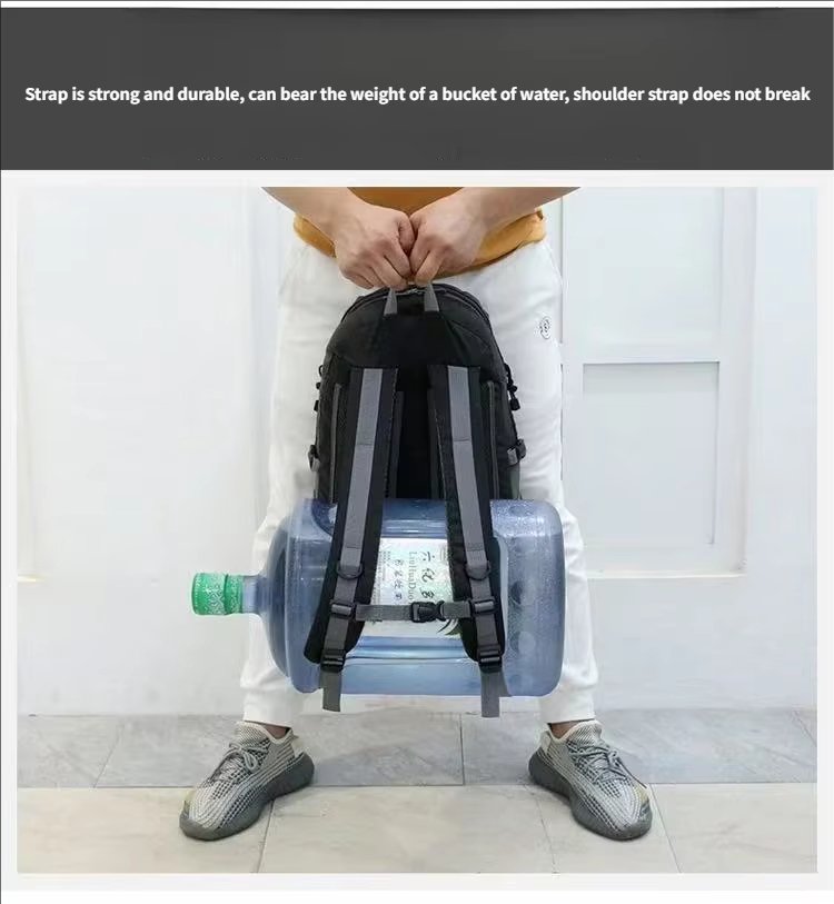 Anti-Theft Nylon Softback Trekking Backpack detail image