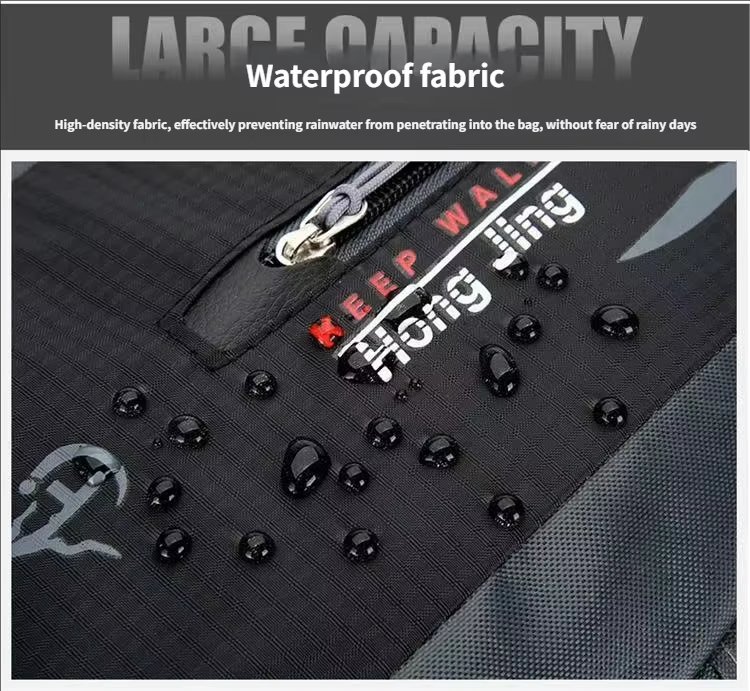 Anti-Theft Nylon Softback Trekking Backpack detail image