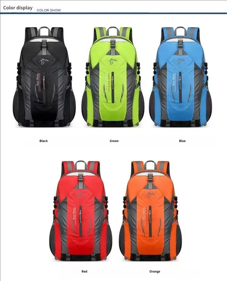 Anti-Theft Nylon Softback Trekking Backpack detail image