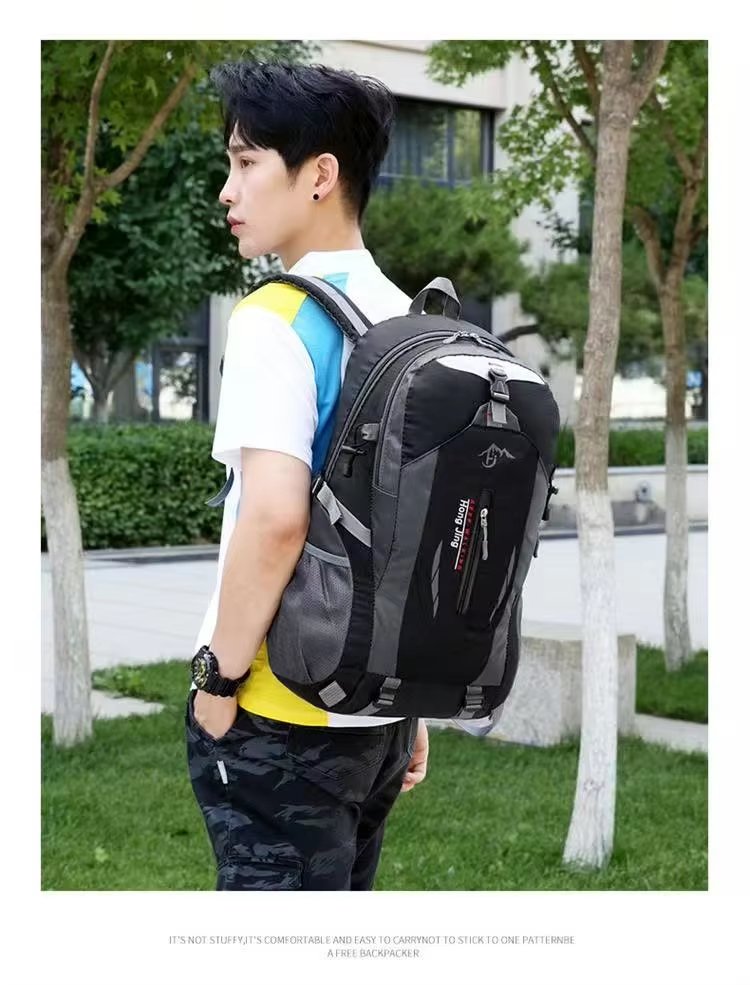 Anti-Theft Nylon Softback Trekking Backpack detail image