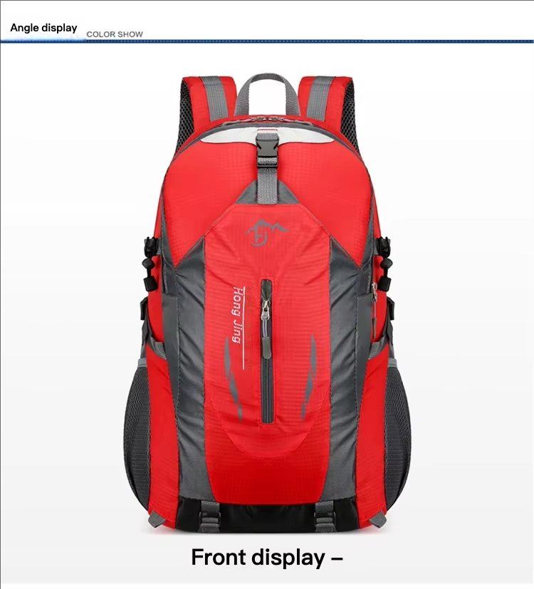 Anti-Theft Nylon Softback Trekking Backpack detail image