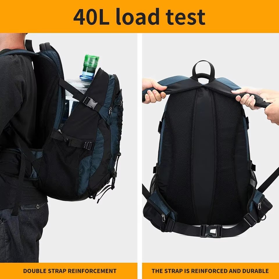 Anti-Theft 40L Polyester Camping Trekking Backpack detail image