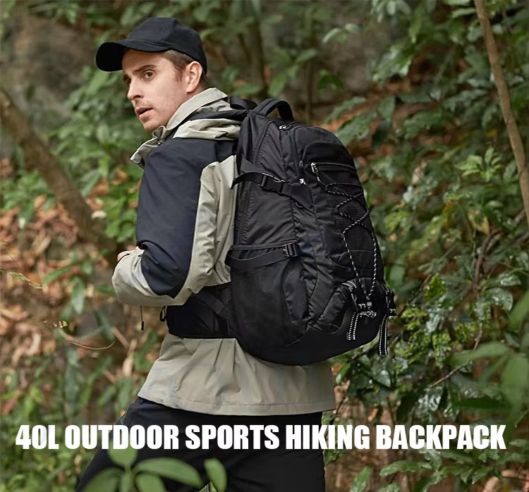 Anti-Theft 40L Polyester Camping Trekking Backpack detail image