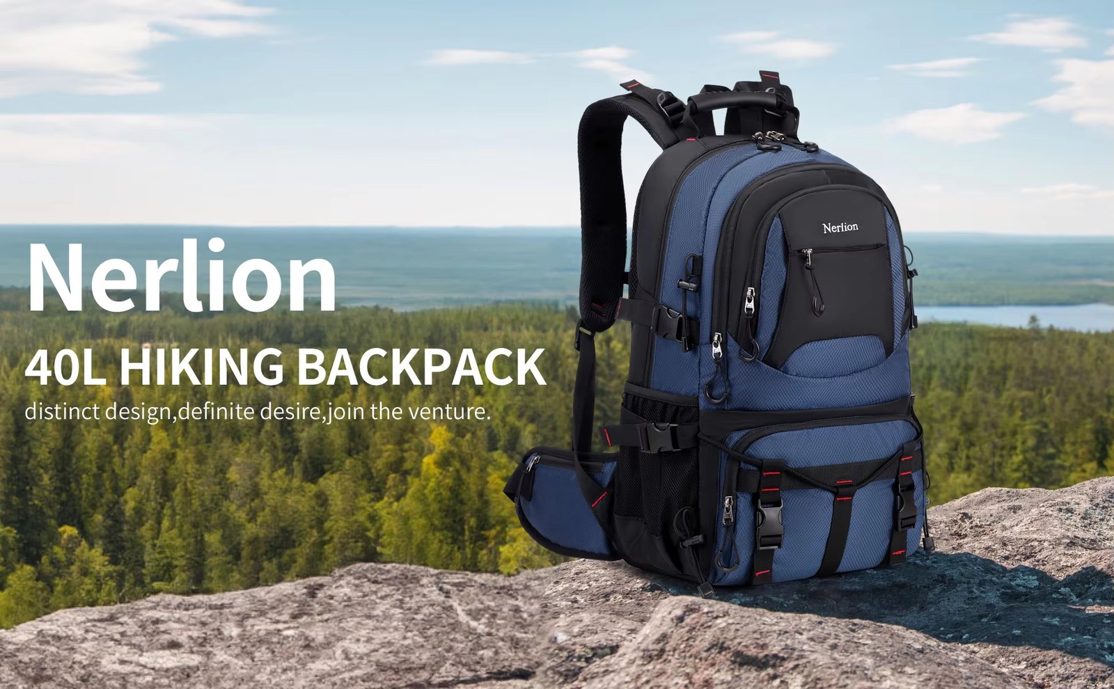 Waterproof Polyester Camping Trekking Backpack detail image