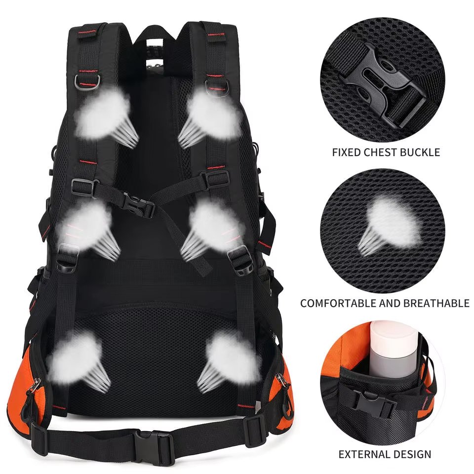 Waterproof Polyester Camping Trekking Backpack detail image