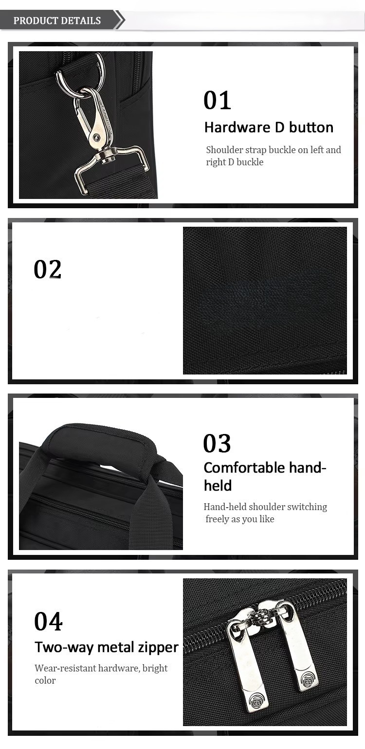 hardware D-buckle hook for shoulder strap