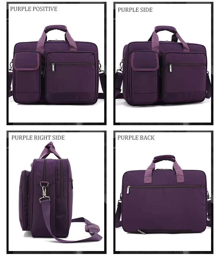 purple colorway front, side, right side and back views