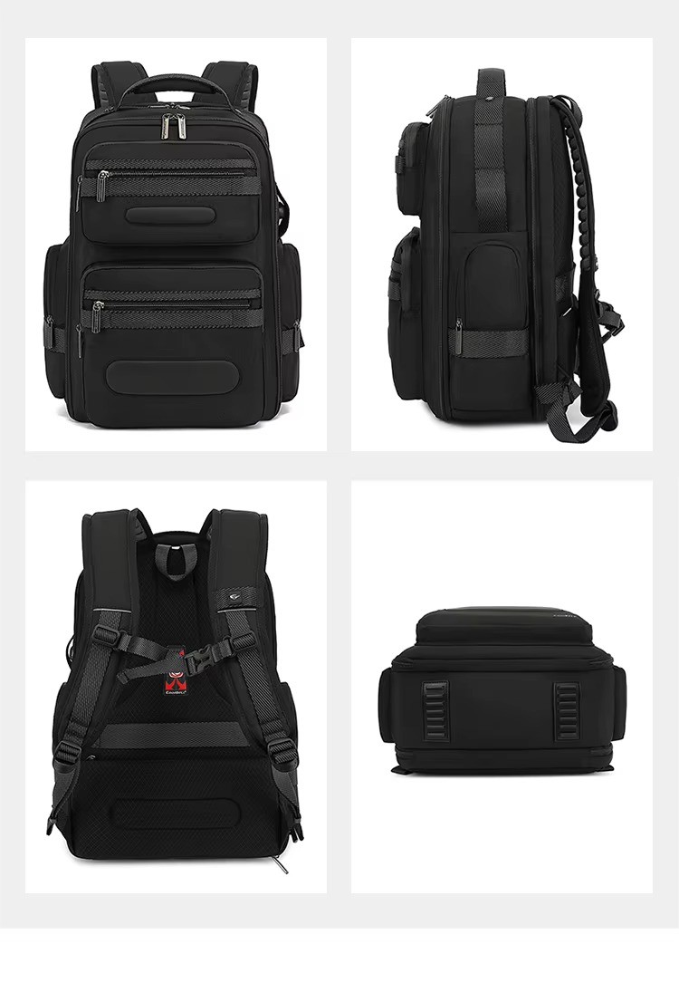 front side back and bottom views showing anti-slip floor mat feet