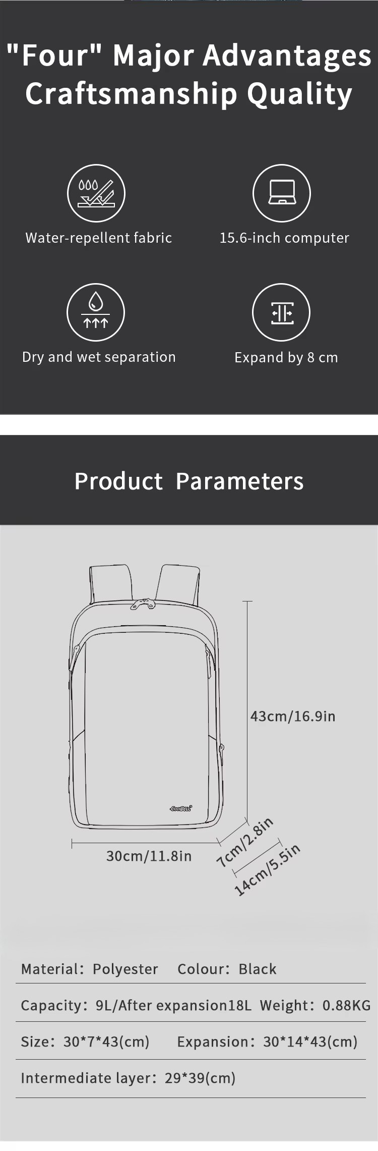 product spec chart four major advantages and material weight capacity and size